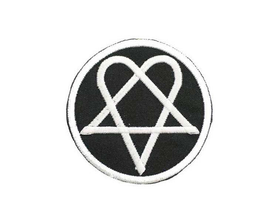 Écusson Brodé Pentagramme Cœur Bouddhiste