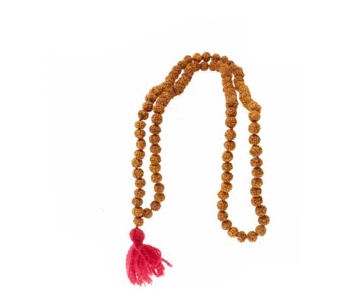 Mala Tibétain en Graines de Rudraksha 5/6 mm – Chapelet Bouddhiste 108 Perles
