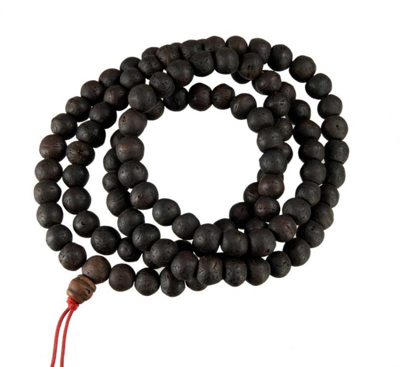Ancien Mala Tibétain De Moine Bouddhiste – Graines De Bodhi Véritables Arbre De Bouddha