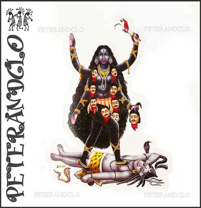 Autocollant Sticker Hindou Bollywood – Déesse Kali