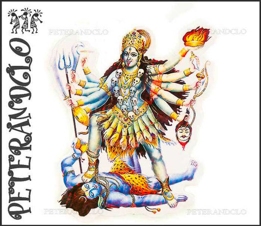 Autocollant Sticker Hindou Bollywood – Déesse Kali