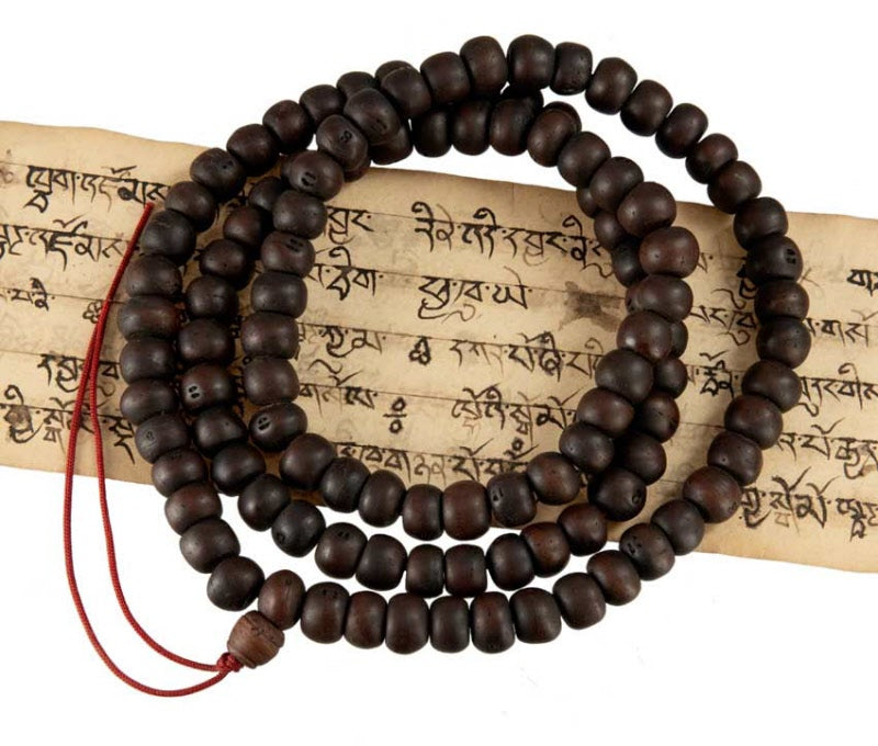 Ancien Mala Tibétain De Moine Bouddhiste – Phoenix Bodhi Tree Du Népal