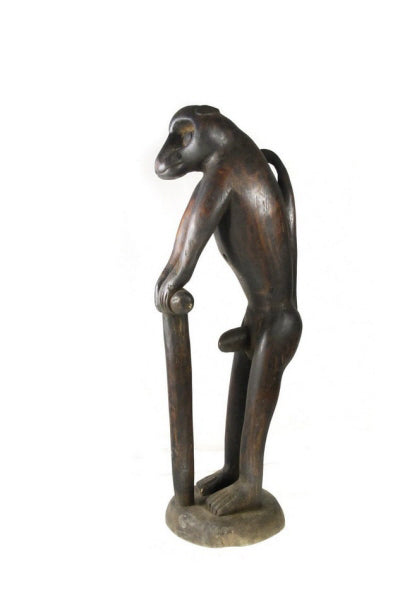 Ancienne statue de singe Newar – Pièce artisanale rare du Népal