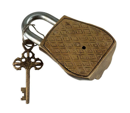 Cadenas Décoratif Chouette En Laiton Patiné – Artisanat Du Népal
