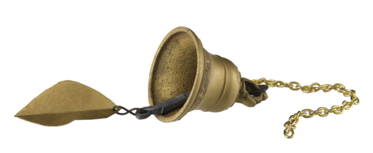 Cloche à Vent Bouddhique avec Feuille de Lotus – Alliage Bronzier