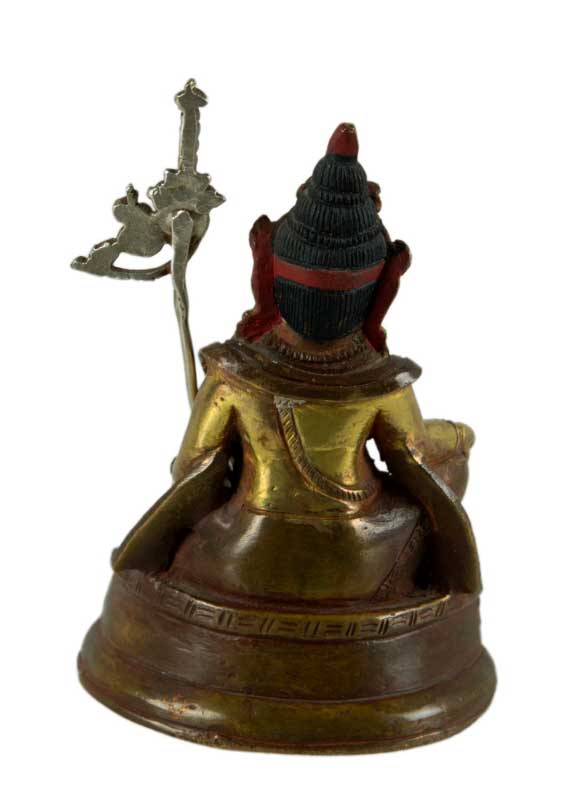 Statue de Guru Rinpoche Padmasambhava en bronze – Bodhisattva du bouddhisme tibétain