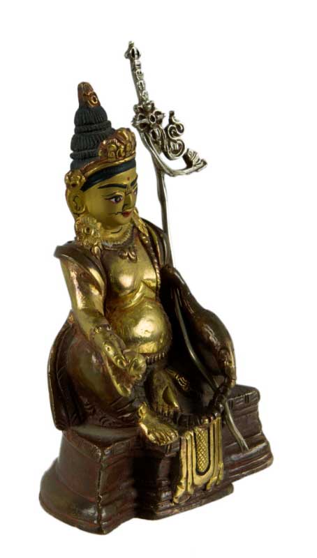 Statue de Guru Rinpoche Padmasambhava en bronze – Bodhisattva du bouddhisme tibétain