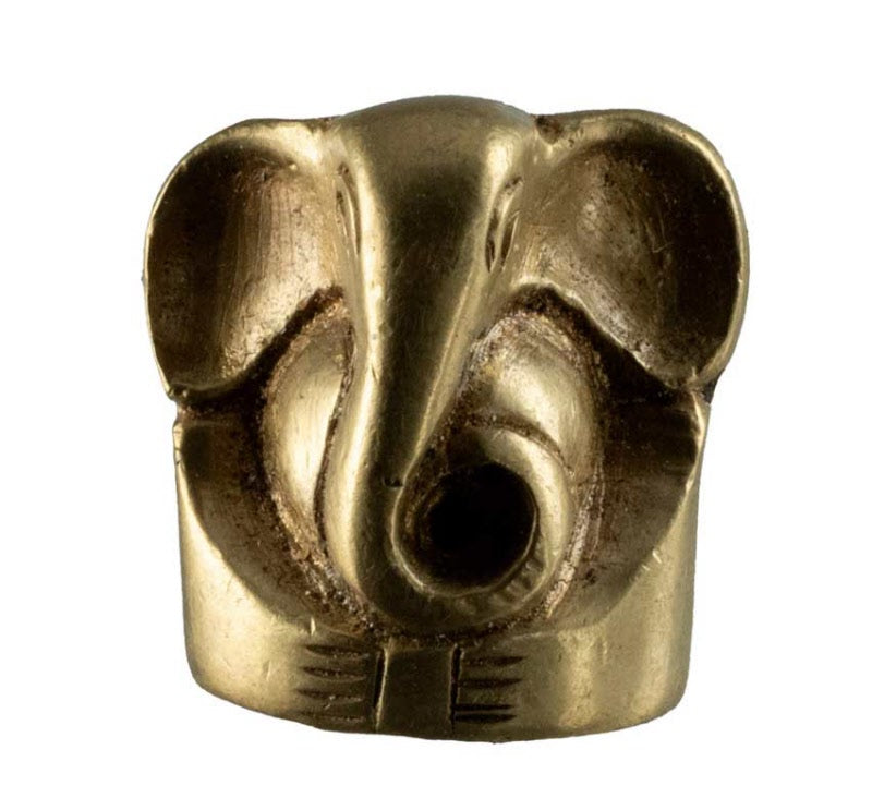Statuette Ganesh en Laiton – Petite Statue Hindoue Dorée