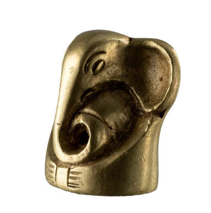 Statuette Ganesh en Laiton – Petite Statue Hindoue Dorée