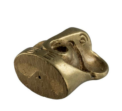 Statuette Ganesh en Laiton – Petite Statue Hindoue Dorée