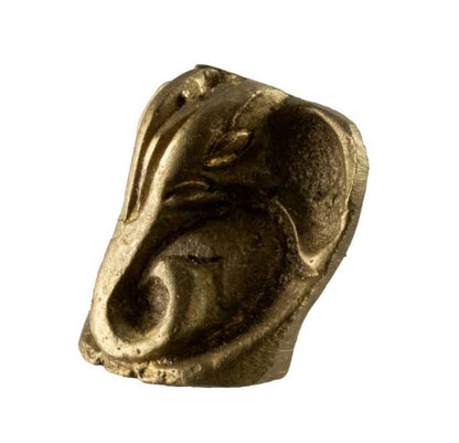 Statuette Ganesh en Laiton – Petite Statue Hindoue avec Porte-Encens