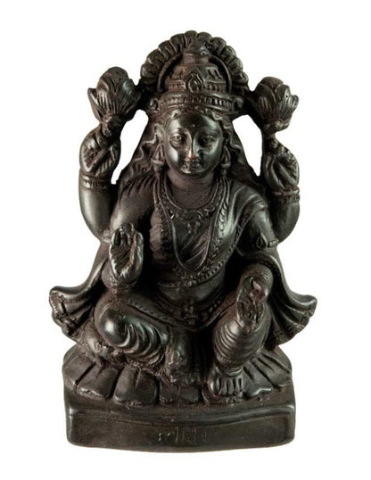 Statue Lakshmi En Résine – Déesse Hindoue De L’Abondance, Artisanat Népalais