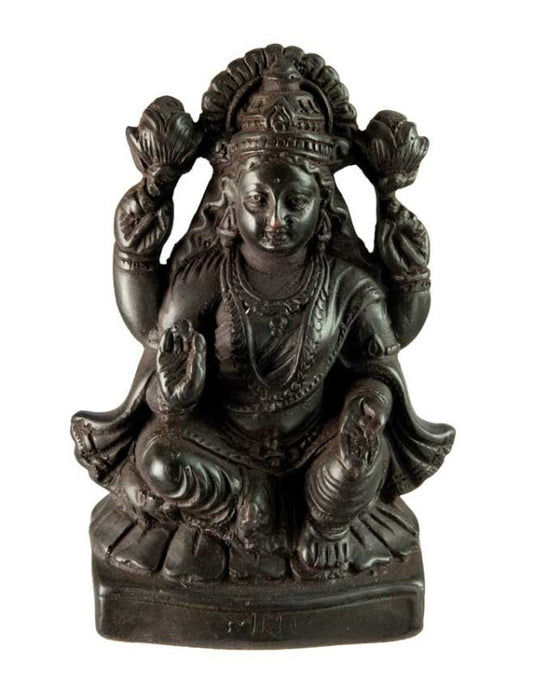 Statue Lakshmi En Résine – Déesse Hindoue De L’Abondance, Artisanat Népalais