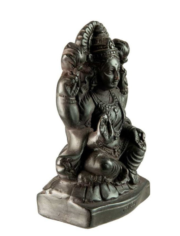 Statue Lakshmi En Résine – Déesse Hindoue De L’Abondance, Artisanat Népalais
