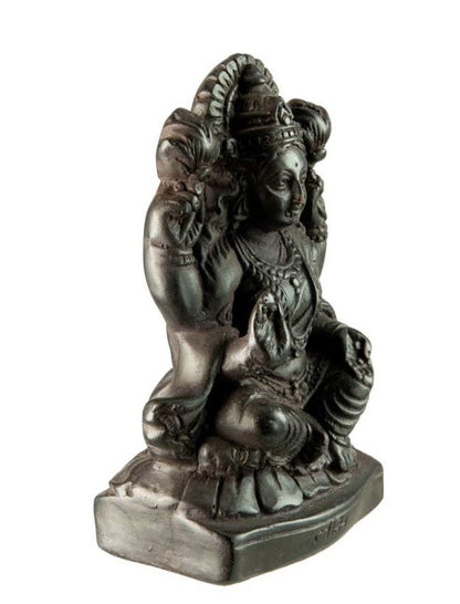 Statue Lakshmi En Résine – Déesse Hindoue De L’Abondance, Artisanat Népalais