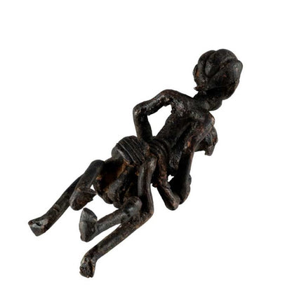 Statuette Érotique Africaine En Bronze – Sculpture Artisanale Du Cameroun