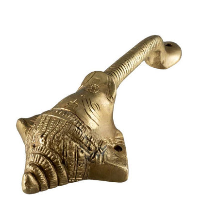 Poignée De Porte Éléphant En Alliage De Cuivre – Artisanat Indien
