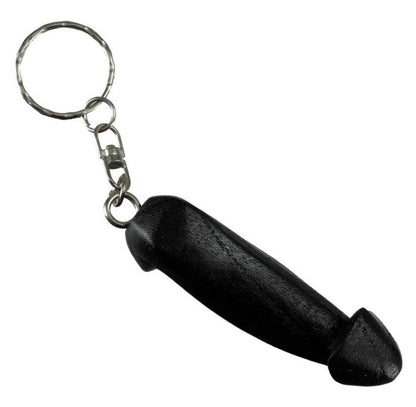 Porte-Clé Zizi Rigolo En Bois – Accessoire Humoristique Thaïlandais