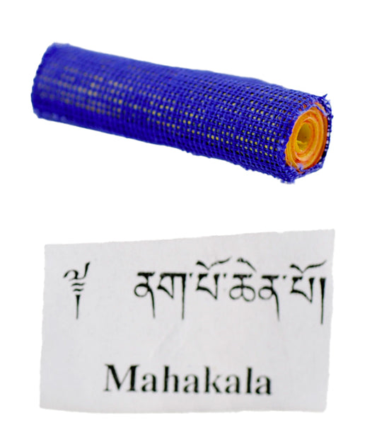 Rouleau de Mantra Tibétain Mahakala – Objet Bouddhiste de Protection et de Transformation Spirituelle