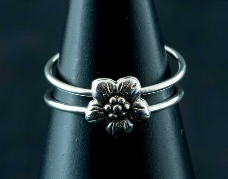 Bague de pied ethnique Primavera en argent 925