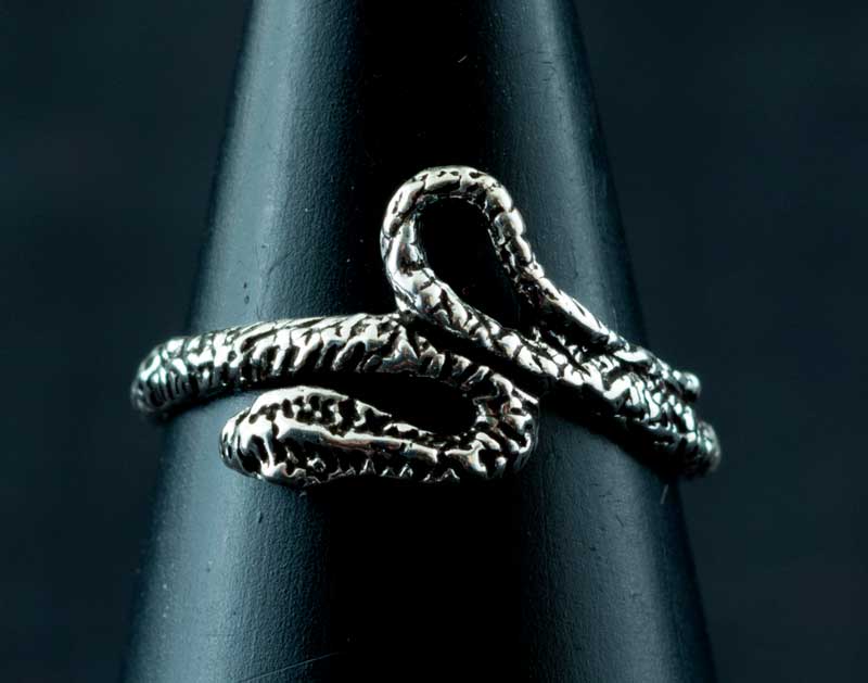 Bague de pied Serpent Cobra en argent 925 – Bijou d’orteil ethnique