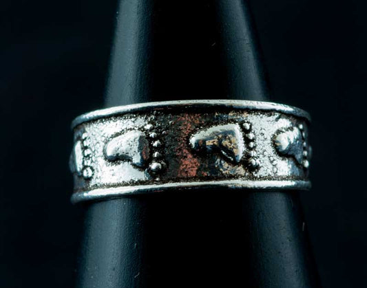 Bague de pied Ronde de pieds en argent 925 – Bijou d’orteil ethnique