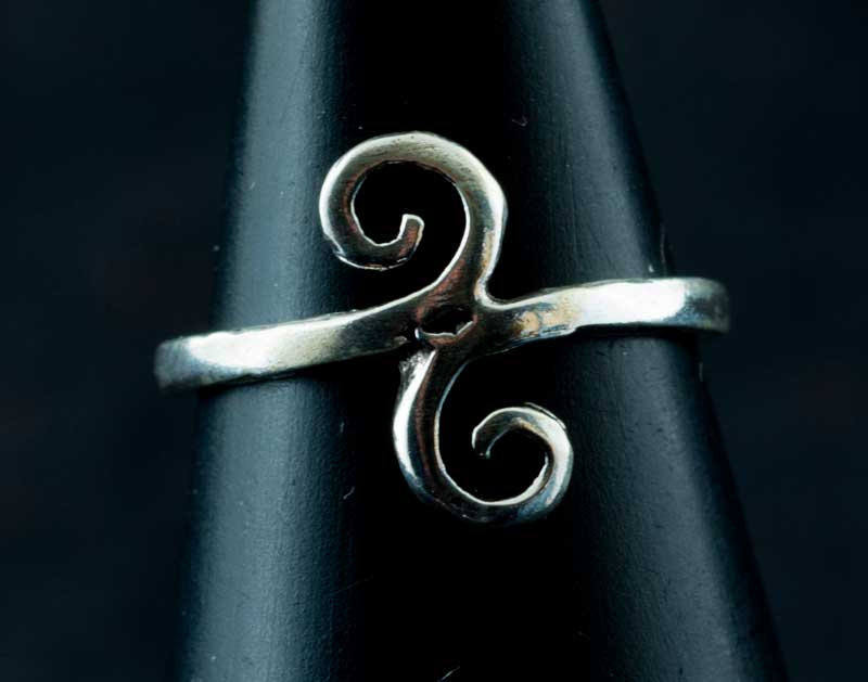 Bague de pied ethnique en argent 925 – Bijou d’orteil