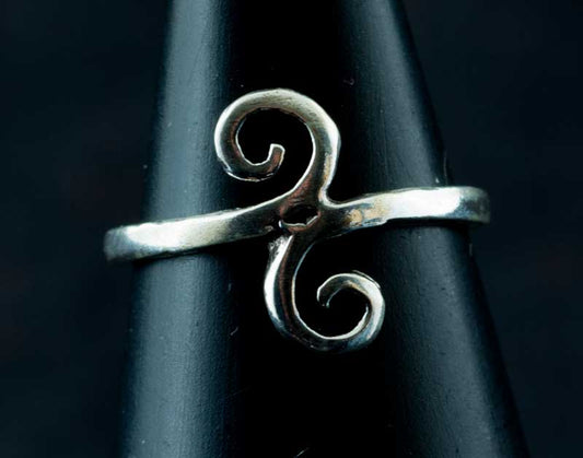 Bague de pied ethnique en argent 925 – Bijou d’orteil