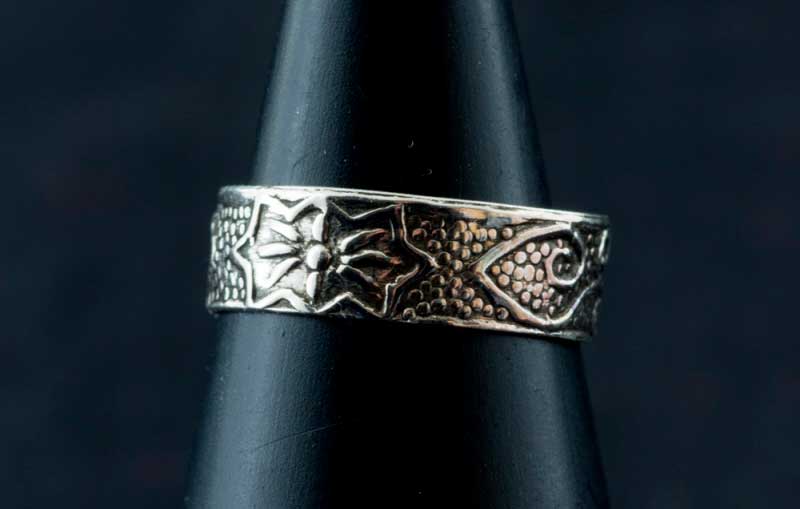 Bague d’orteil Fleur en argent 925 – Taille universelle