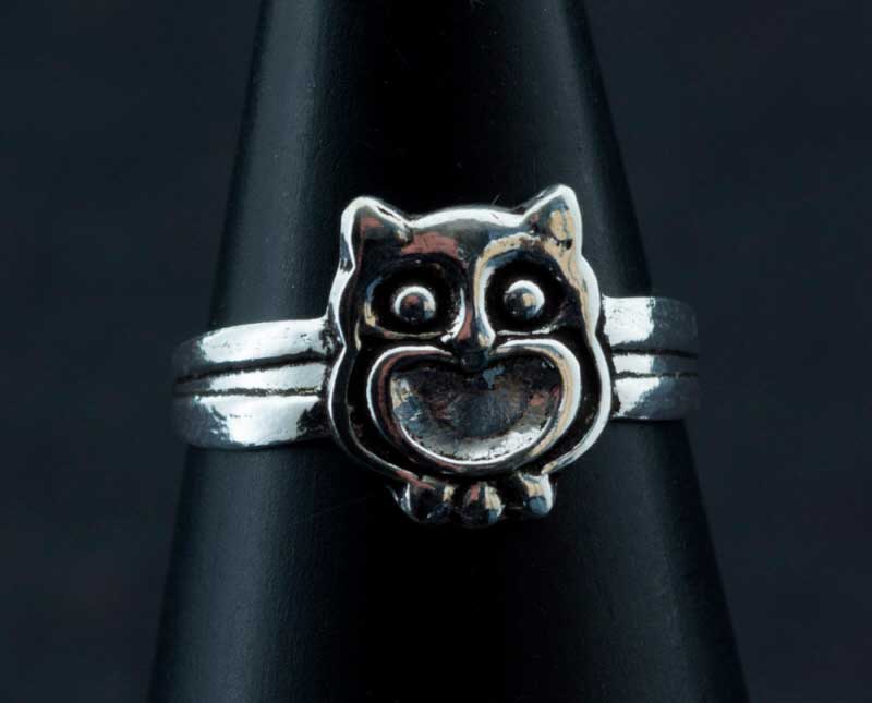 Bague de pied Chouette en argent 925 – Bijou d’orteil ethnique
