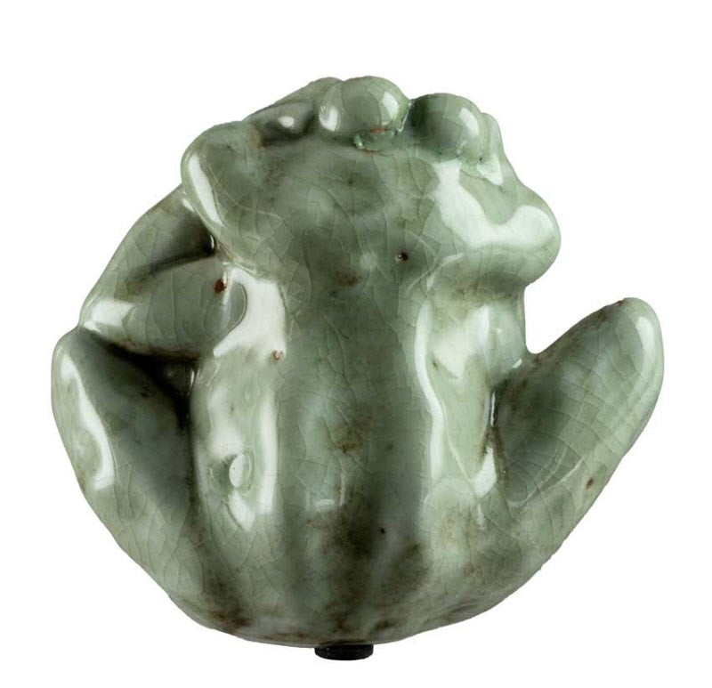 Statuette Grenouille En Céramique – Décoration Artisanale