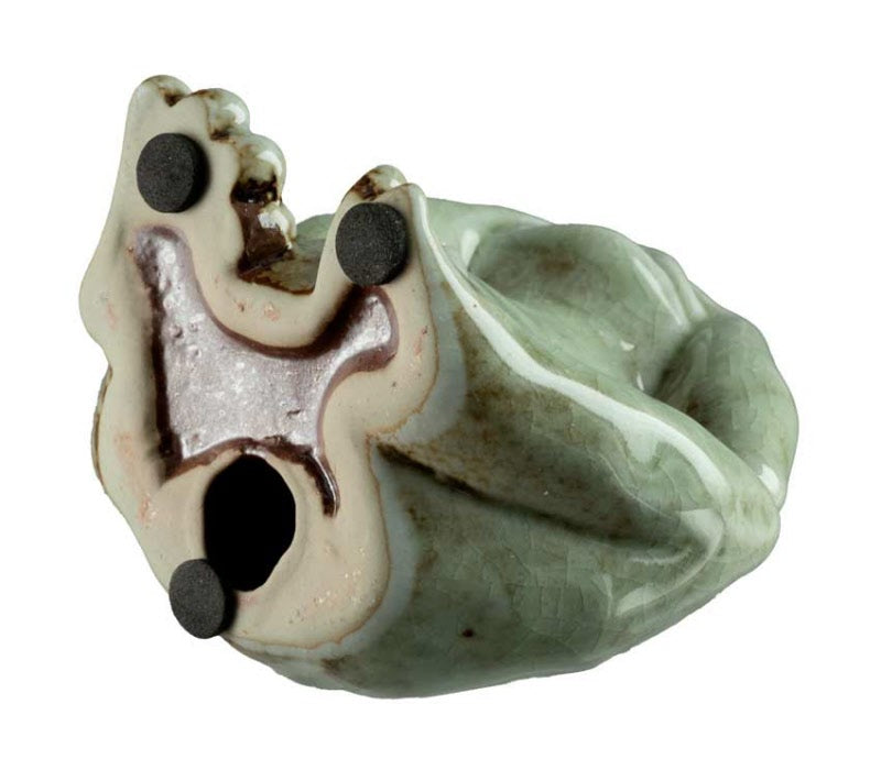 Statuette Grenouille En Céramique – Décoration Artisanale