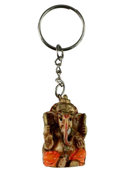 Porte-Clés Ganesh en Résine – Artisanat Indien