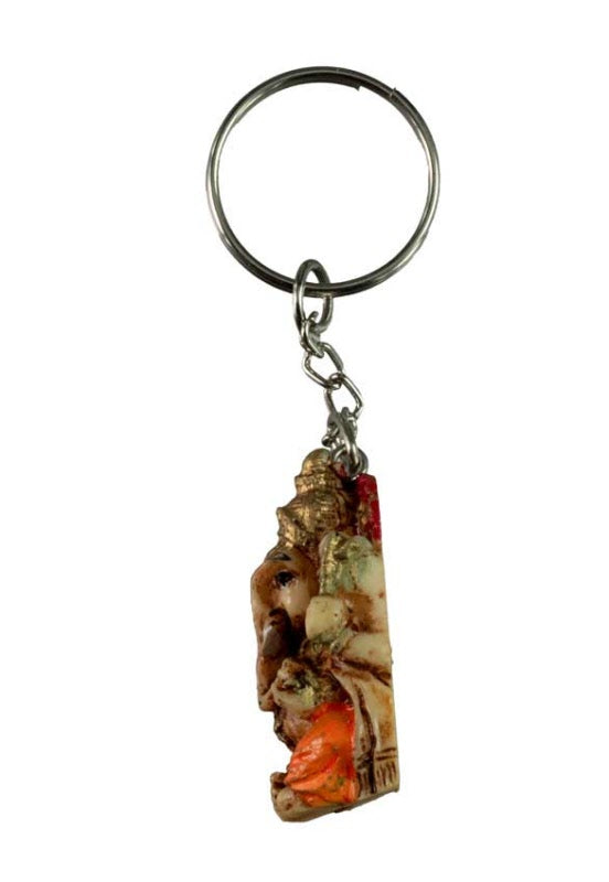 Porte-Clés Ganesh en Résine – Artisanat Indien