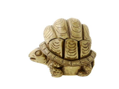 Boîte À Bijoux Tortue En Résine – Vide-Poche Décoratif Du Népal