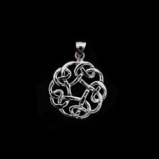 Pendentif nœud celte de Sidhe en argent 925 – Bijou mystique et symbolique