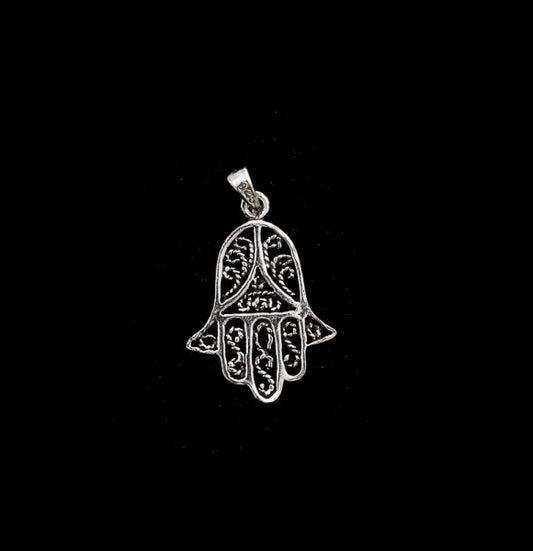 Pendentif Main de Fatma en argent 925 – Bijou spirituel et intemporel