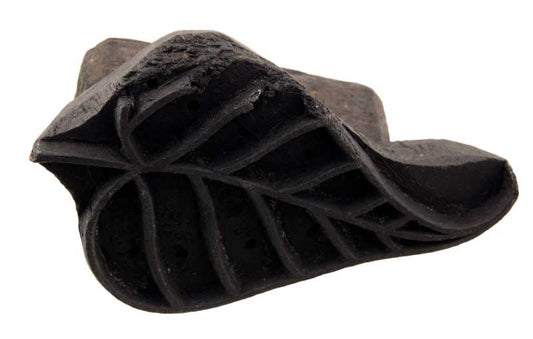 Ancien Grand Tampon À Impression Batik En Bois – Motifs Géométriques, Fleur Et Cachemire