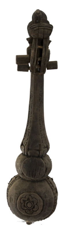 Dranyen Tungna Sgra-Snyan – Luth Traditionnel Tibétain et Népalais Ancien 68 cm