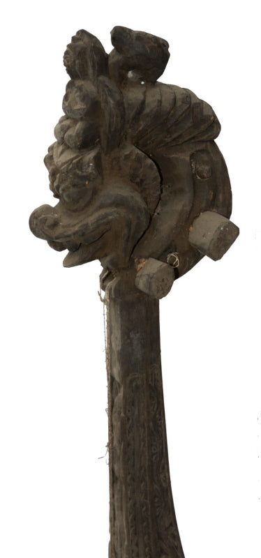 Dranyen Tungna Sgra-Snyan – Luth Traditionnel Tibétain et Népalais Ancien 68 cm