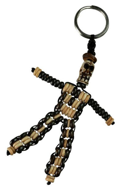 Porte-Clés Artisanal Calavera Tête de Mort – Artisanat du Népal