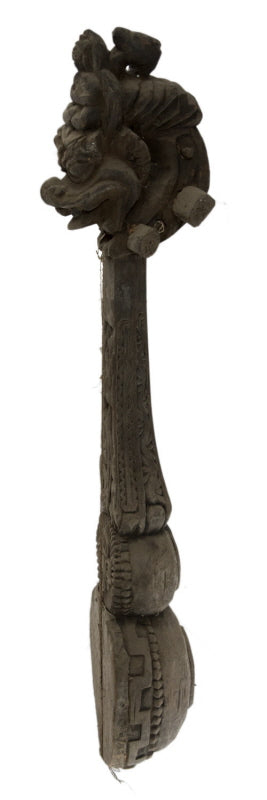Dranyen Tungna Sgra-Snyan – Luth Traditionnel Tibétain et Népalais Ancien 68 cm