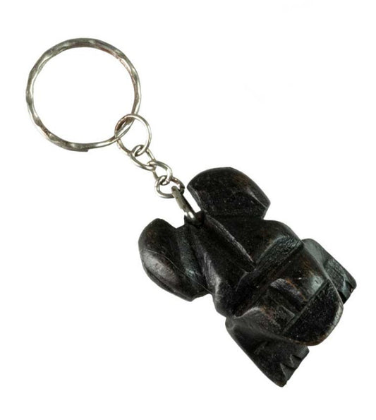 Porte-Clés Grenouille en Bois Artisanal du Népal