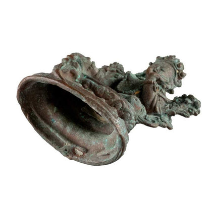 Statuette Tara Verte en Alliage de Cuivre – Déité Bouddhiste Tibétaine