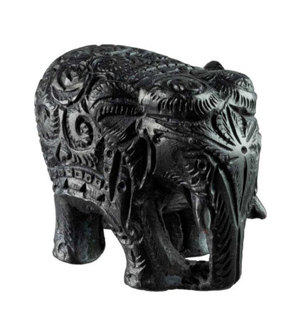 Statuette Éléphant En Résine – Artisanat Népalais