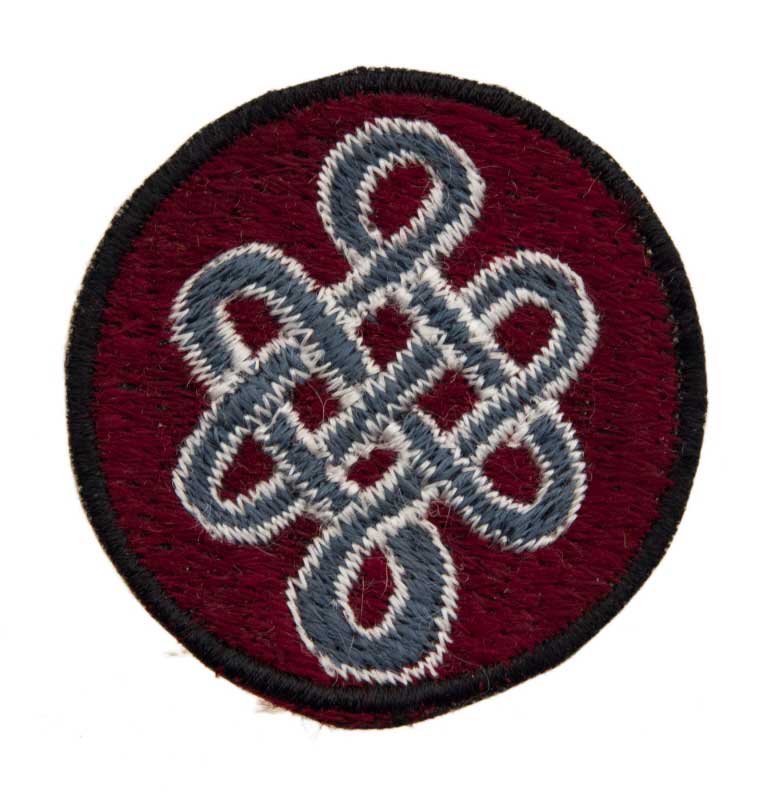 Écusson Brodé Nœud Sans Fin Bouddhiste – Patch Artisanal Du Népal
