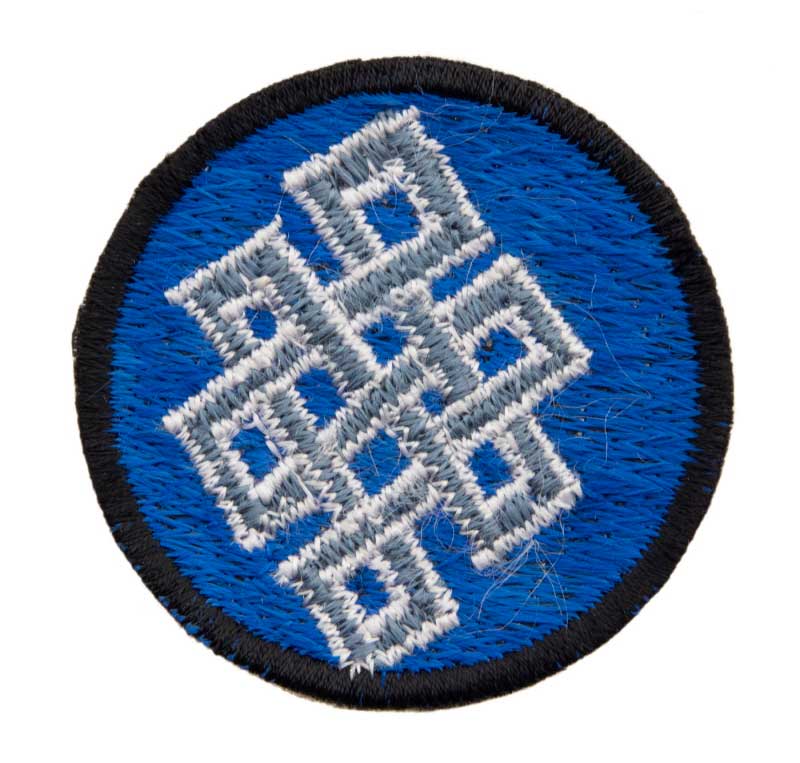 Écusson Brodé Nœud Sans Fin Bleu – Symbole Infini Bouddhiste Du Népal