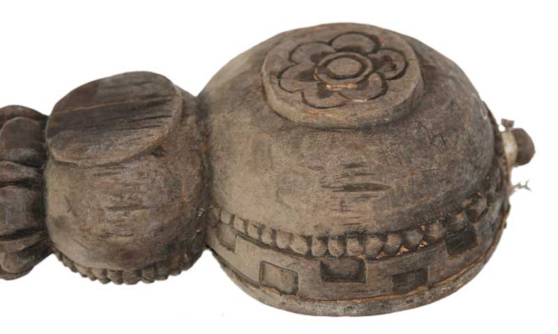 Dranyen Tungna Sgra-Snyan – Luth Traditionnel Tibétain et Népalais Ancien 68 cm