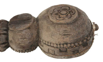 Dranyen Tungna Sgra-Snyan – Luth Traditionnel Tibétain et Népalais Ancien 68 cm