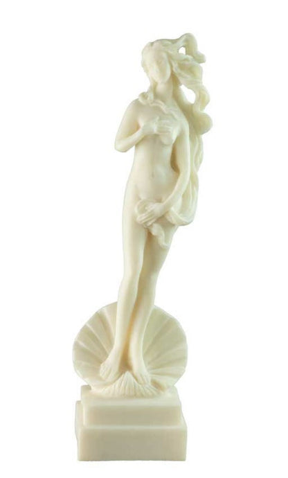 Statue de La Naissance de Vénus en Albâtre – Sculpture Inspirée de Botticelli
